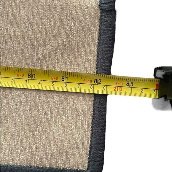 Ruggable Buffalo Plaid Blue Ivory Rug Discontinued 5 x 7 - Picture 7 of 14